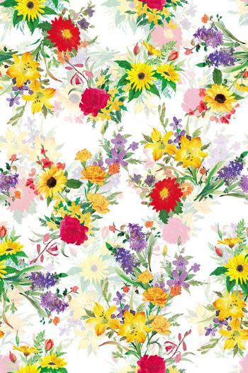 384838-田园水彩花卉女装华亿平台