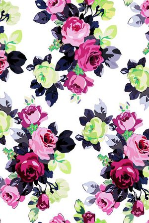 花卉图案印花华亿平台图片