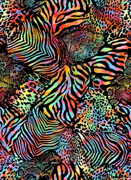 动物纹印花华亿平台图片