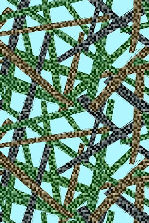 几何印花华亿平台图片