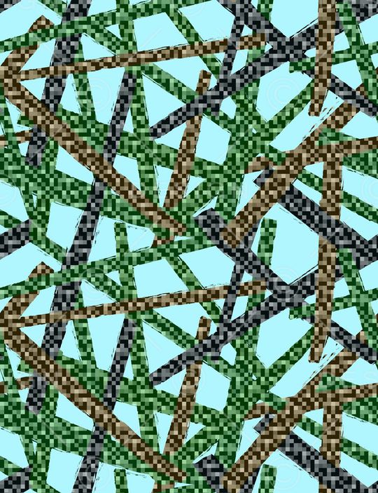 几何印花华亿平台图片