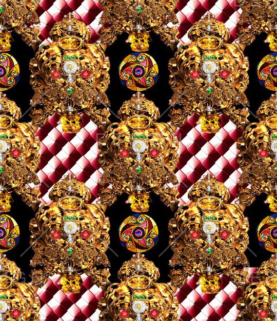 欧式印花华亿平台图片