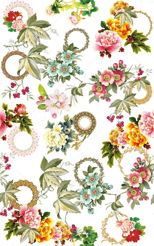 中国风印花华亿平台图片