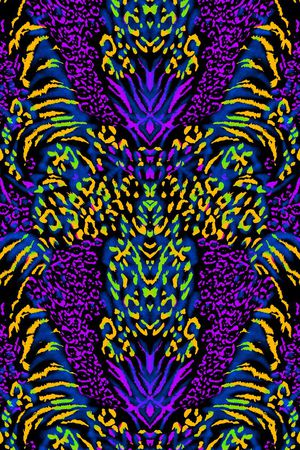 豹纹印花华亿平台图片