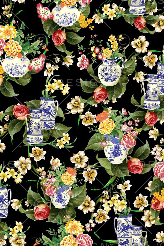 中国风印花华亿平台图片