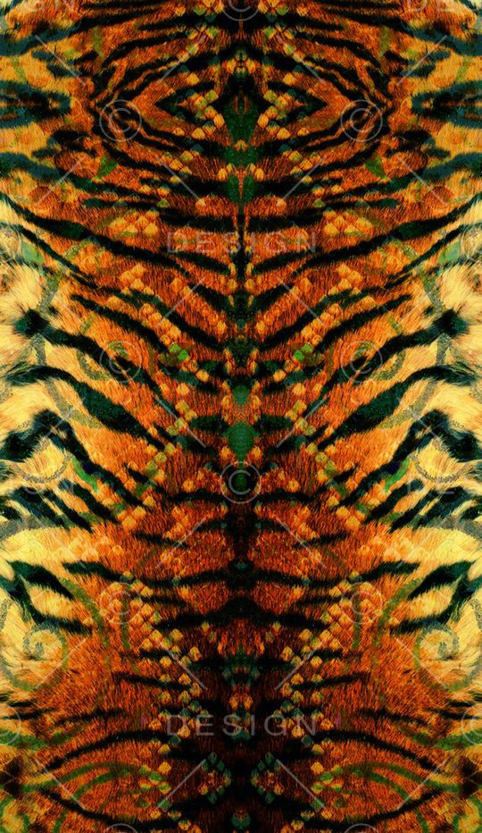 动物纹印花华亿平台图片