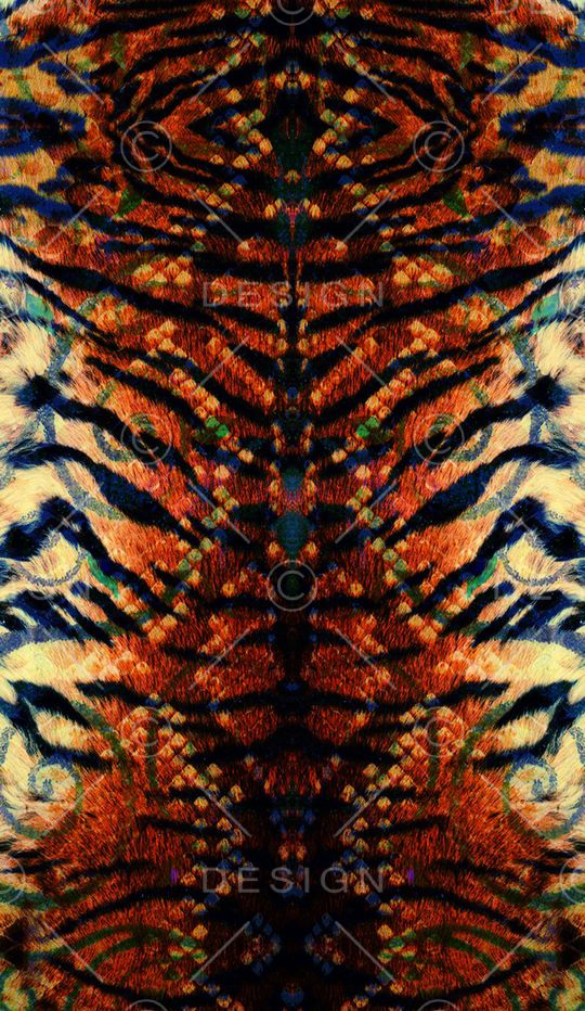 动物纹印花华亿平台图片