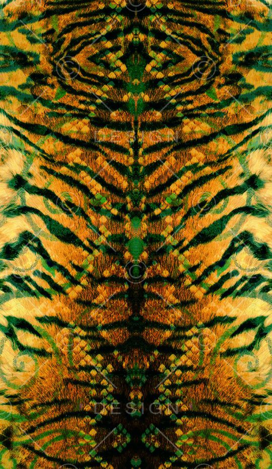 动物纹印花华亿平台图片