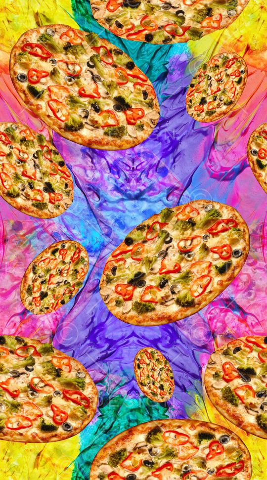 披萨印花华亿平台图片