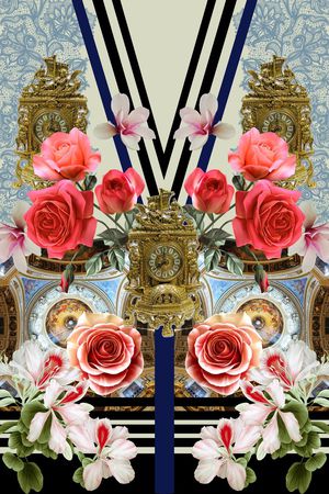 欧美包臀大牌印花华亿平台图片