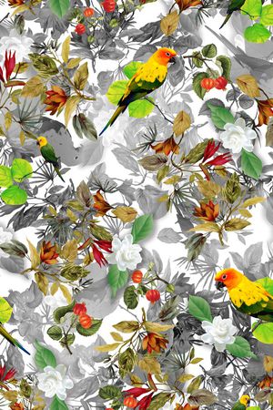 写意印花华亿平台图片