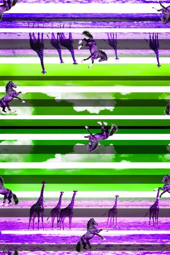 385500-自然渐变灵魂奔腾男女装