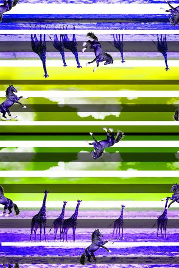 385501-自然渐变灵魂奔腾男女装