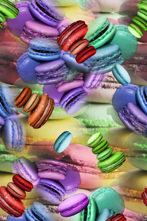 马卡龙印花华亿平台图片