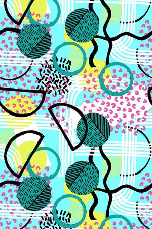 抽象印花华亿平台图片