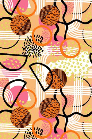 抽象印花华亿平台图片