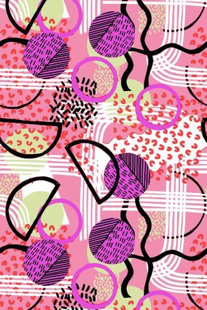 几何印花华亿平台图片