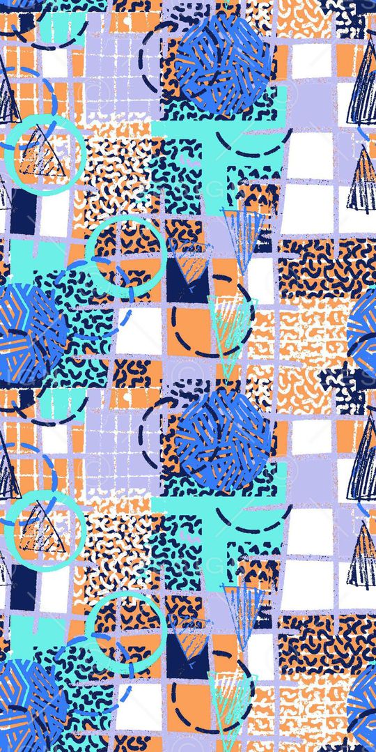 几何印花华亿平台图片