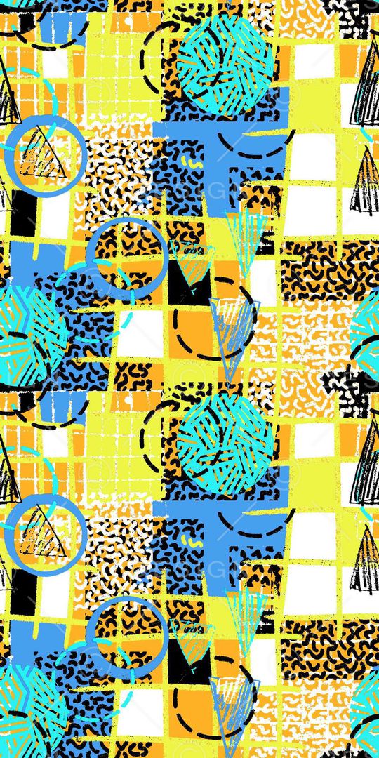 几何印花华亿平台图片