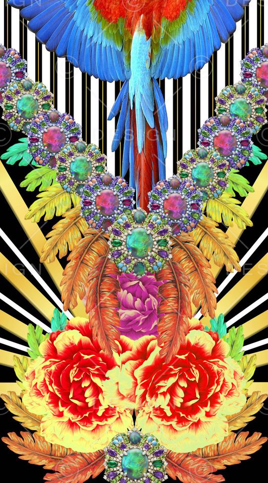 欧式宫廷印花华亿平台图片