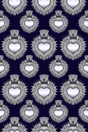 心形印花华亿平台图片