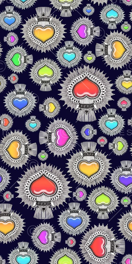 心形印花华亿平台图片