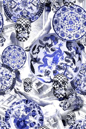 雕塑印花华亿平台图片