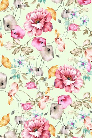 水彩印花华亿平台图片