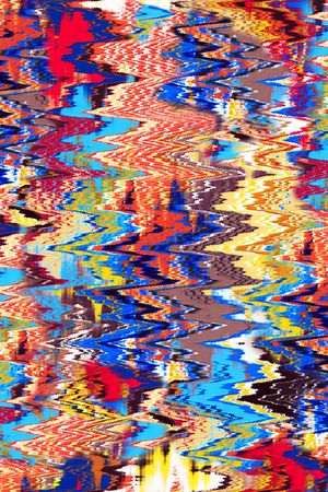 抽象 彩色 几何印花华亿平台图片