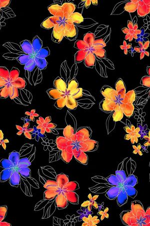 大牌风格印花华亿平台图片