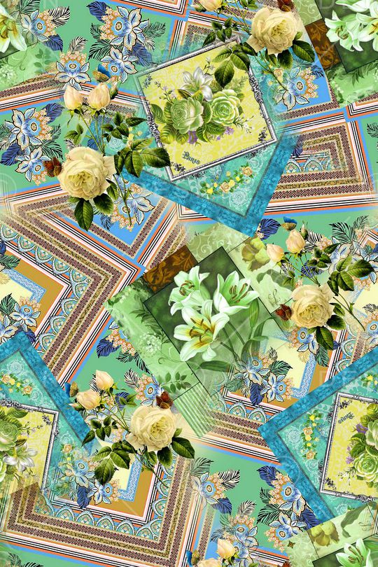 抽象印花华亿平台图片