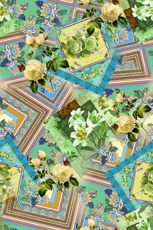 抽象印花华亿平台图片