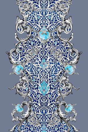 欧式印花华亿平台图片