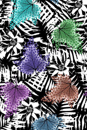 棕榈印花华亿平台图片