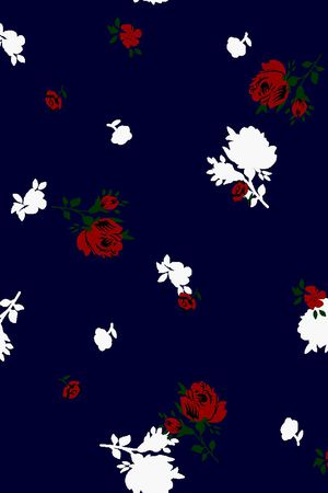 玫瑰印花华亿平台图片