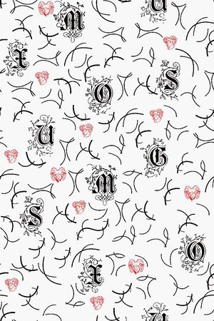 个性字母印花华亿平台图片