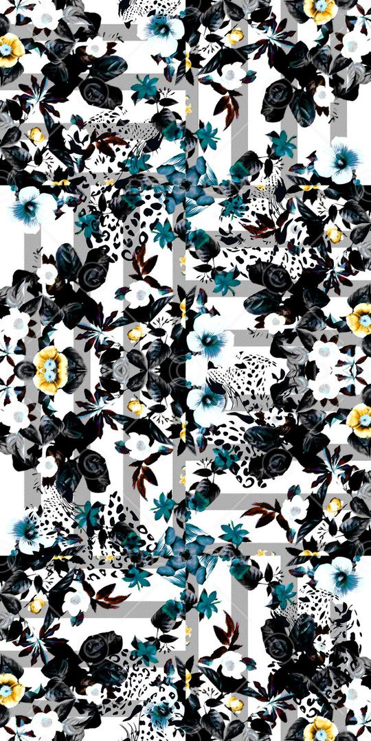 几何条纹印花华亿平台图片