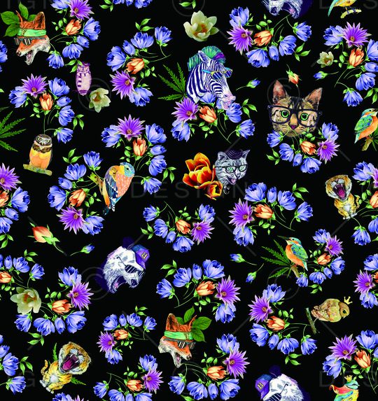 动物印花华亿平台图片