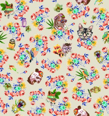 386180-时尚潮流动物花鸟