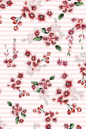 小清新印花华亿平台图片