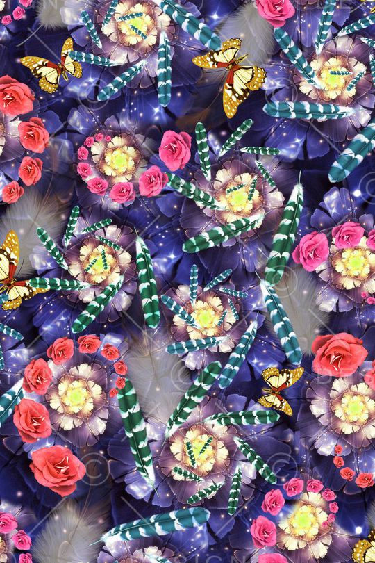 抽象印花华亿平台图片