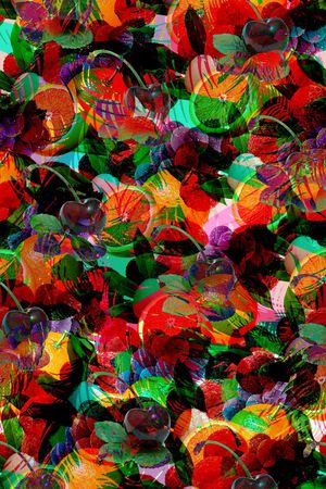 抽象印花华亿平台图片