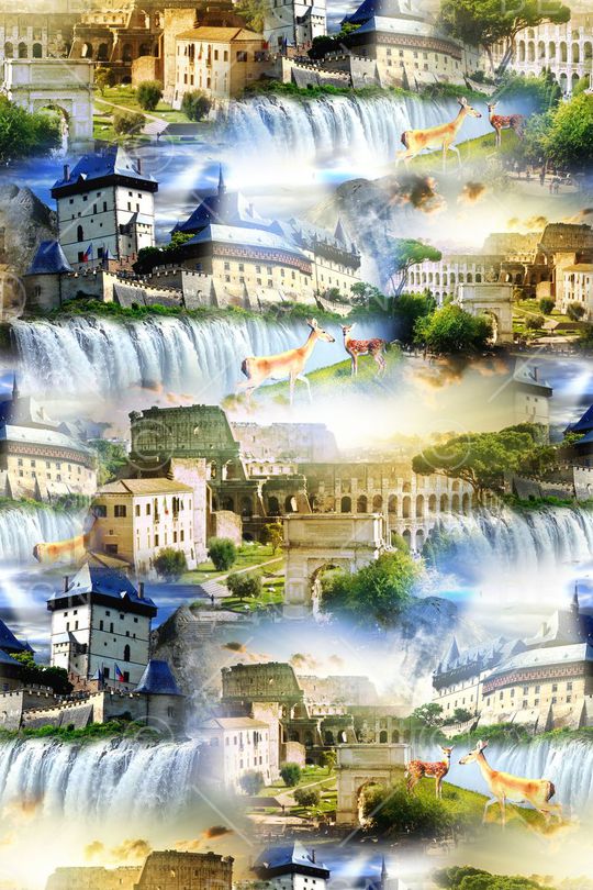 欧式印花华亿平台图片