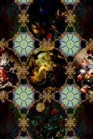 欧式宫廷印花华亿平台图片