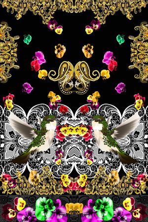 休闲印花华亿平台图片