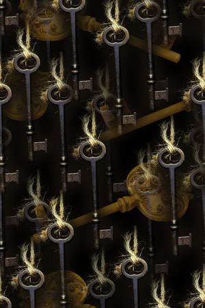 钥匙印花华亿平台图片