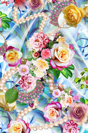 绚丽数码印花华亿平台图片