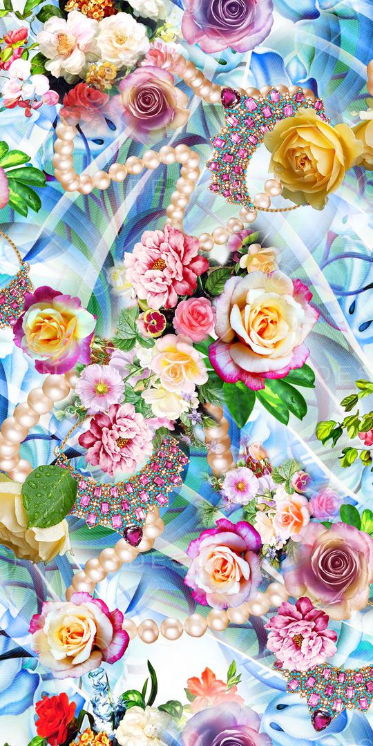 绚丽数码印花华亿平台图片