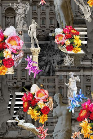 雕塑印花华亿平台图片