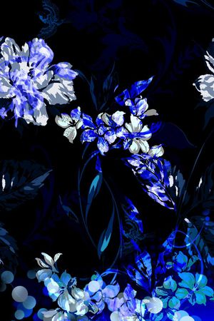 单色系印花华亿平台图片